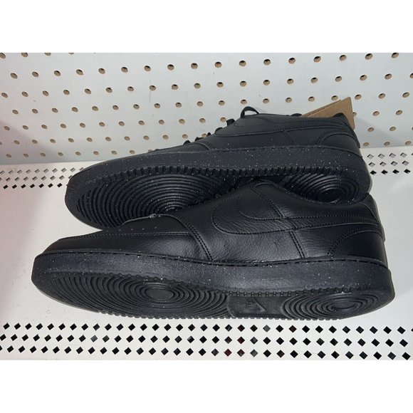 Nike Court Vision Lo NN Mens Athletic Shoes Sneakers Size 13 Triple Black main image 3